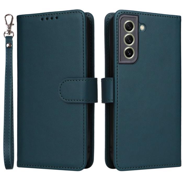 BETOPNICE - BETOPNICE Samsung Galaxy S21 FE 5G Plånboksfodral Konstläder - Blå