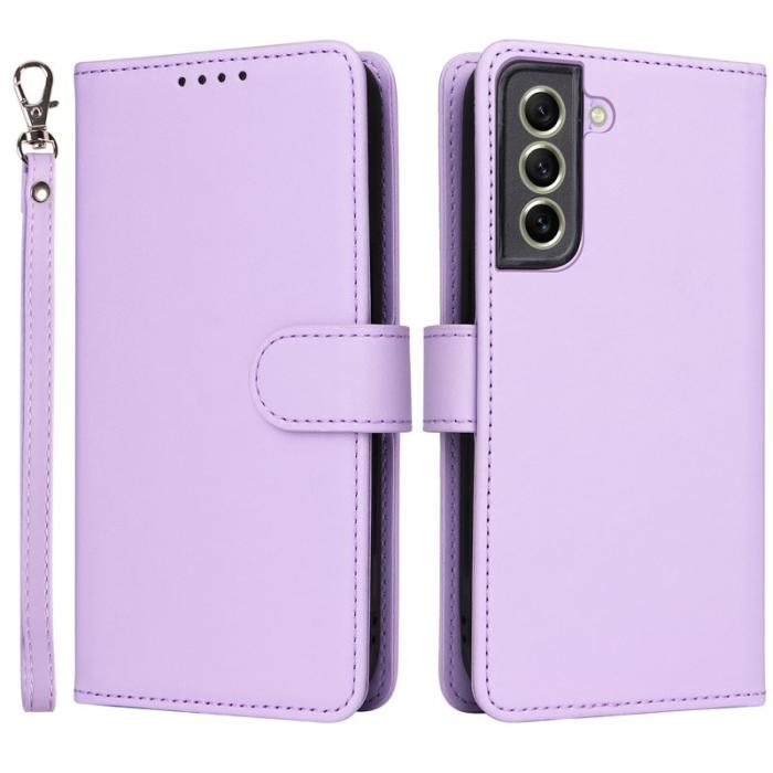 BETOPNICE - BETOPNICE Samsung Galaxy S21 FE 5G Plånboksfodral Konstläder - Lila