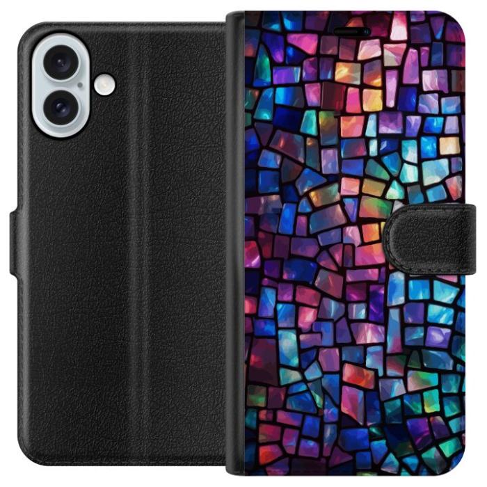 iSecrets - Plånboksfodral till Apple iPhone 16 Plus med Disco