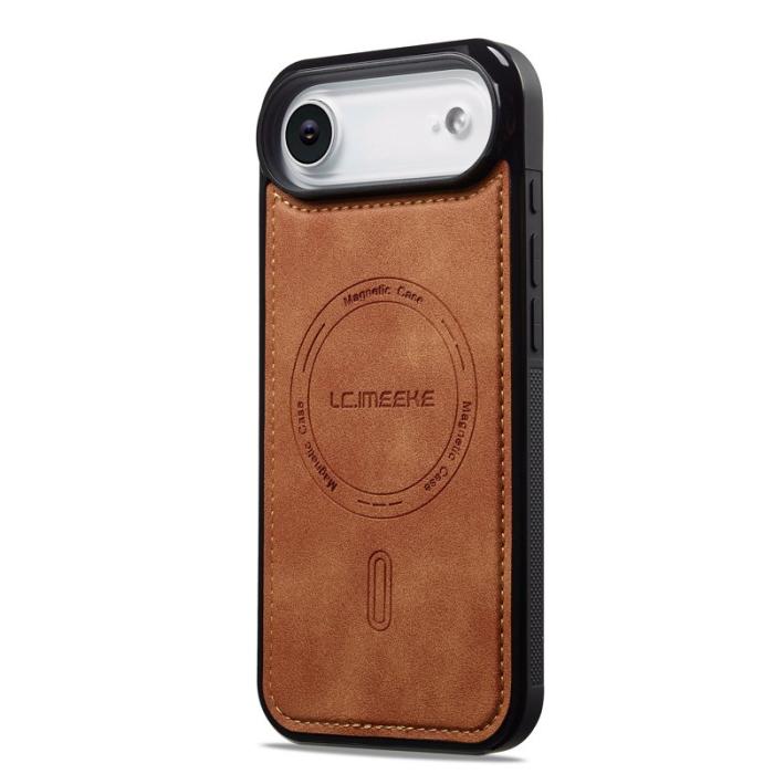 LC.imeeke - LC.IMEEKE L6 iPhone Air Fodral KonstLäder - Brun