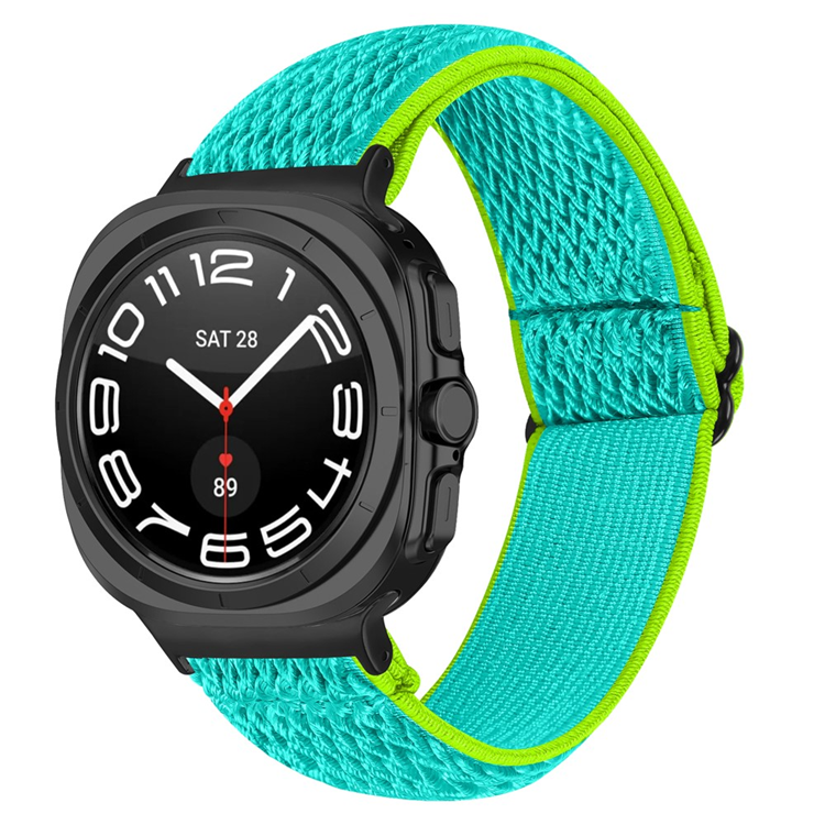 Galaxy Watch 8/8 Classic (40/44/46mm) Armband Elastic - Gul/Grön | 5123 | AlltMobil