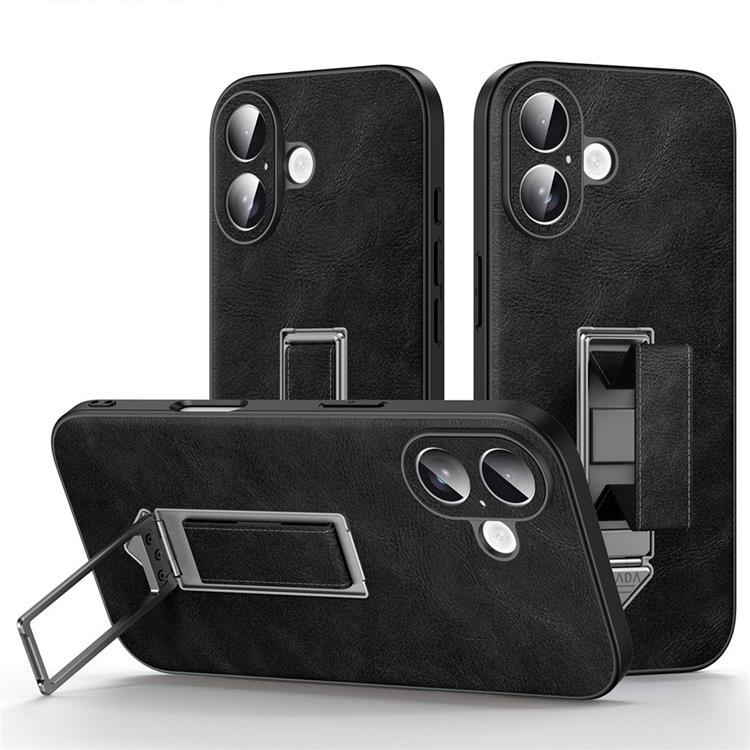 SULADA Mobilskal till iPhone 17 Kickstand med Fingerrem (Svart) | 2353 | AlltMobil