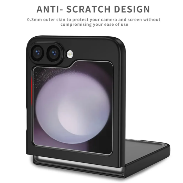 Taltech - Galaxy Z Flip 6 5G Mobilskal Ringhållare - Svart