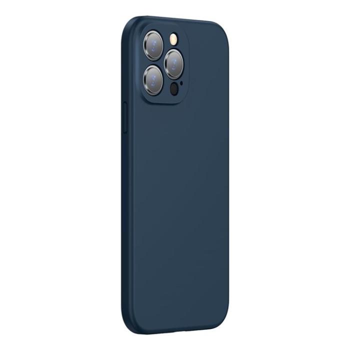 UTGATT1 - Baseus Liquid Gel Skal iPhone 13 Pro - Blå