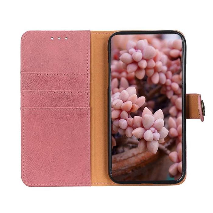 KHAZNEH - KHAZNEH Flip Shockproof Plånboksfodral Galaxy A53 5G - Rosa