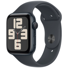 Apple - Apple Watch SE 42mm GPS + Cellular (Silikon Svart)