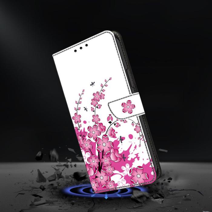 OEM - Samsung Galaxy S26 Ultra Fodral PU Läder Med Ställ - Blomma Vinstock