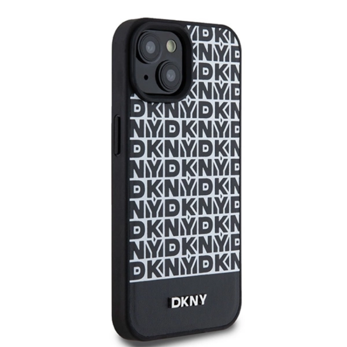 DKNY - DKNY iPhone 15/14/13 Mobilskal Magsafe Läder Printed Pattern