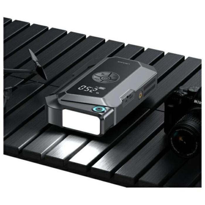 USAMS - USAMS Starthjälp Powerbank 8000 mAh med inbyggd Ficklampa