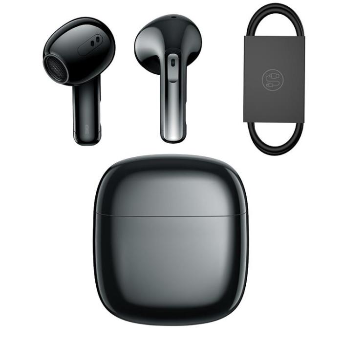 BASEUS - Baseus TWS Bluetooth 5.2 Trådlösa Hörlurar Anc - Svart