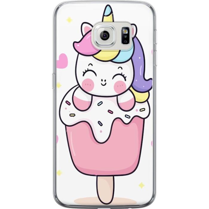 iSecrets - Mobilskal till Samsung Galaxy S6 edge med Glad enhörning