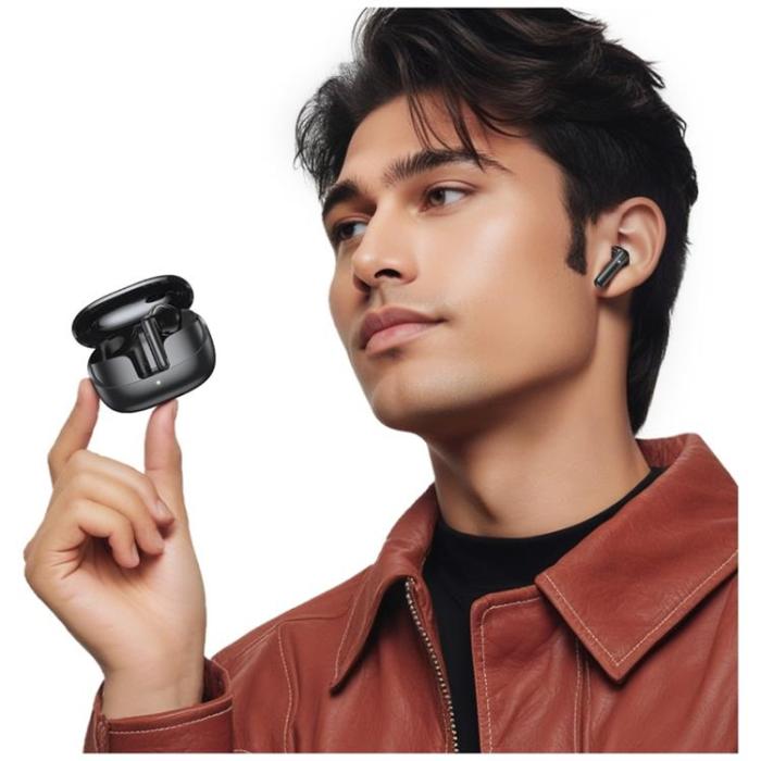 USAMS - USAMS TWS In-Ear Hörlurar Bluetooth IF27 - Svart