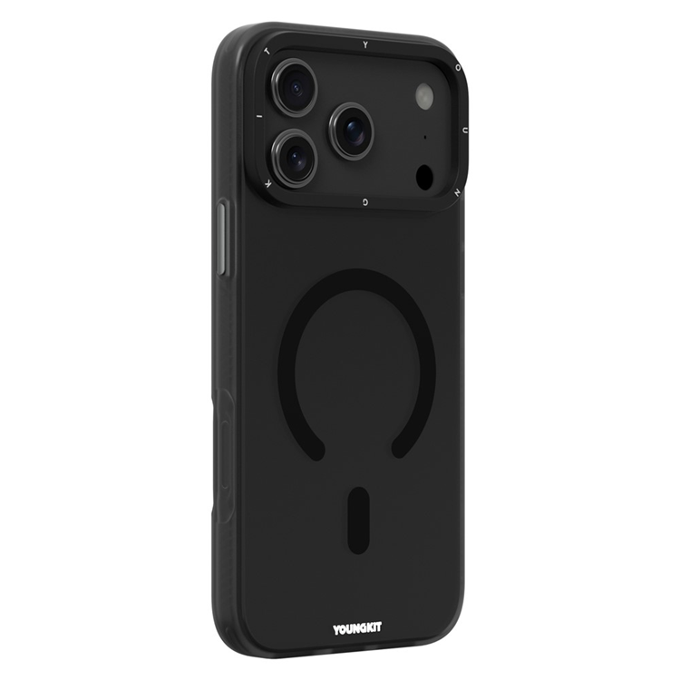 YOUNGKIT iPhone 17 Pro Mobilskal MagSafe PET TPU - Svart | 2353 | AlltMobil