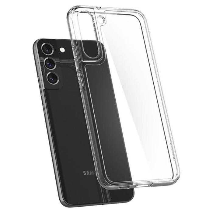 Spigen - Spigen Ultra Hybrid Skal Galaxy S22 - Crystal Clear