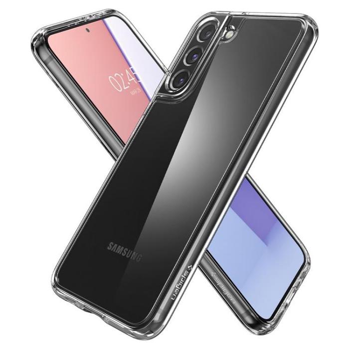 Spigen - Spigen Ultra Hybrid Skal Galaxy S22 - Crystal Clear