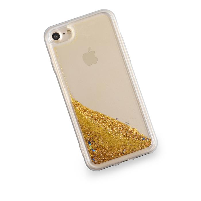 UTGATT5 - Glitter skal till Apple iPhone 8 - Guld