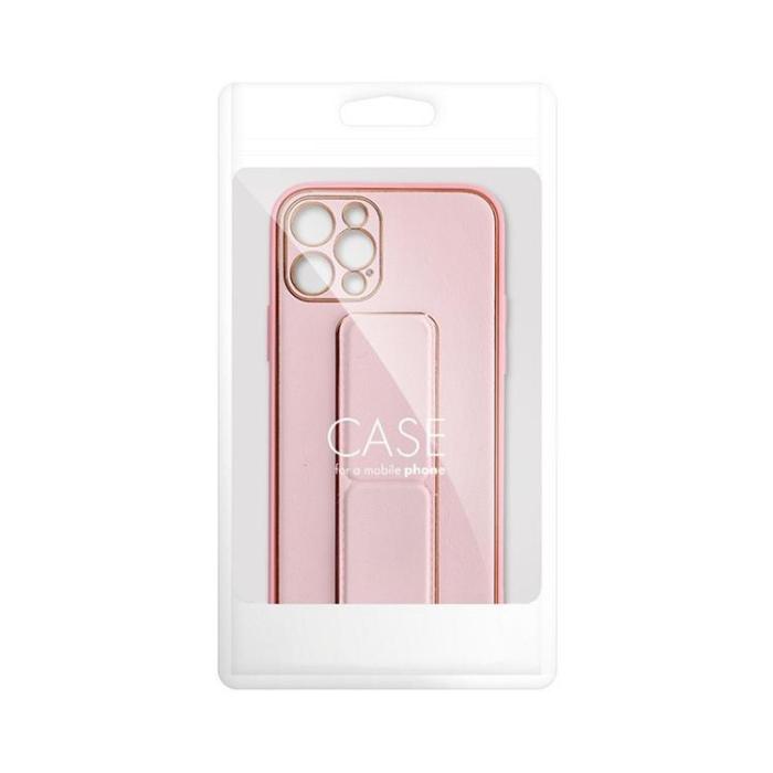 OEM - Galaxy A25 5G Mobilskal Kickstand Läder - Rosa