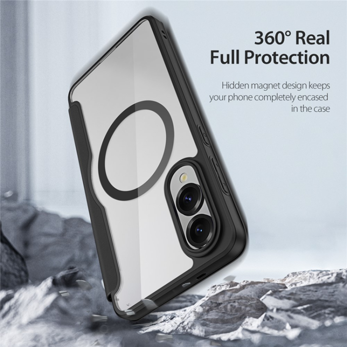 Dux Ducis - Dux Ducis Galaxy S25 Edge Plånboksfodral MagSafe Skin X Pro