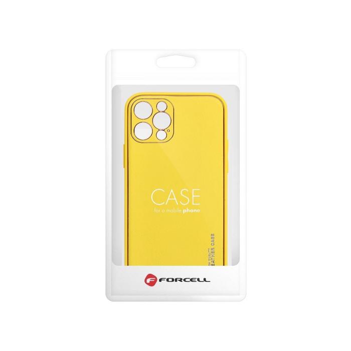 Forcell - Xiaomi Redmi Note 11/11S Skal Forcell Läder Gul