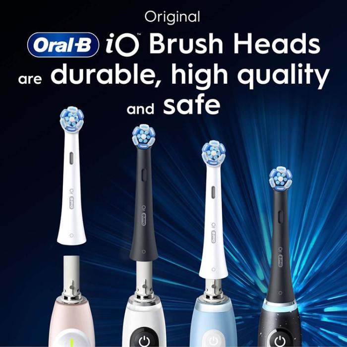 Oral B - Oral B Borsthuvud iO Ultimate Clean 3st - Vit