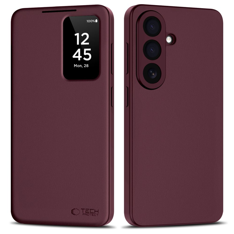 Tech-Protect Plånboksfodral För Galaxy A57 5G Smart - Mulberry | 2353 | AlltMobil