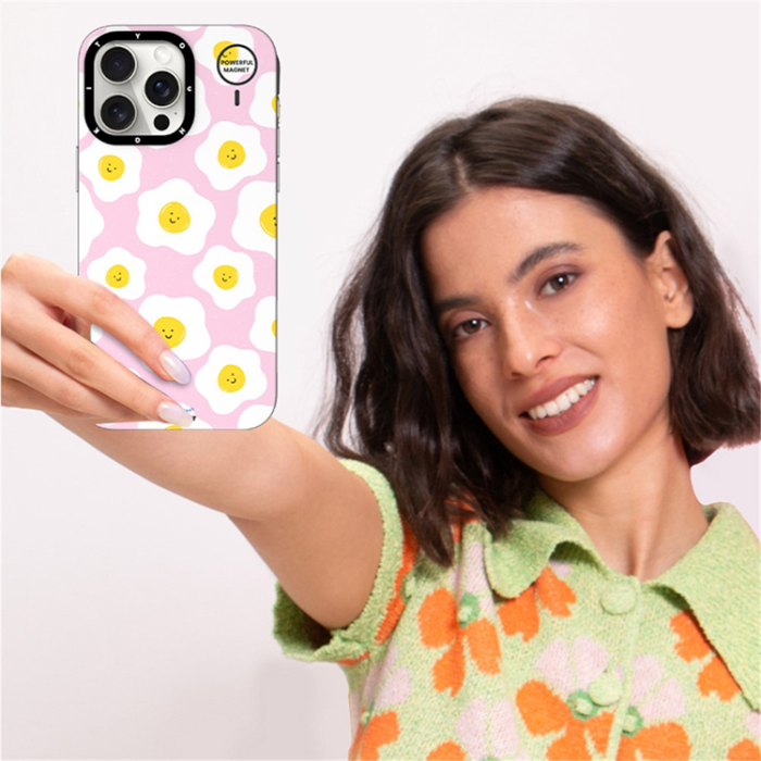 YOUNGKIT - YOUNGKIT iPhone 14 Pro Mobilskal MUScx001-Flowers - Svart