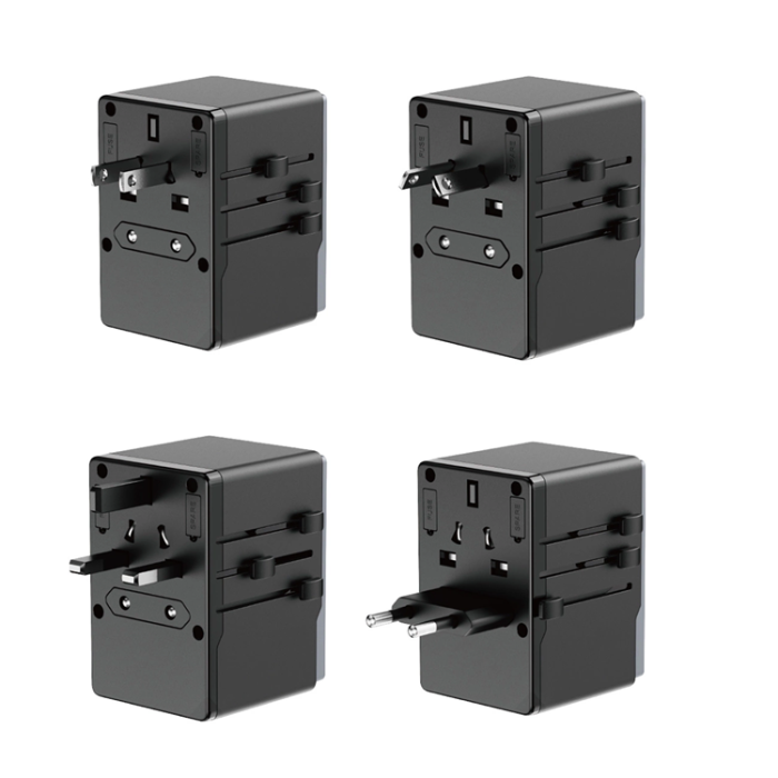 Dudao - Dudao Reseadapter 65W 2x USB-C 2x USB-A A65Pro - Svart