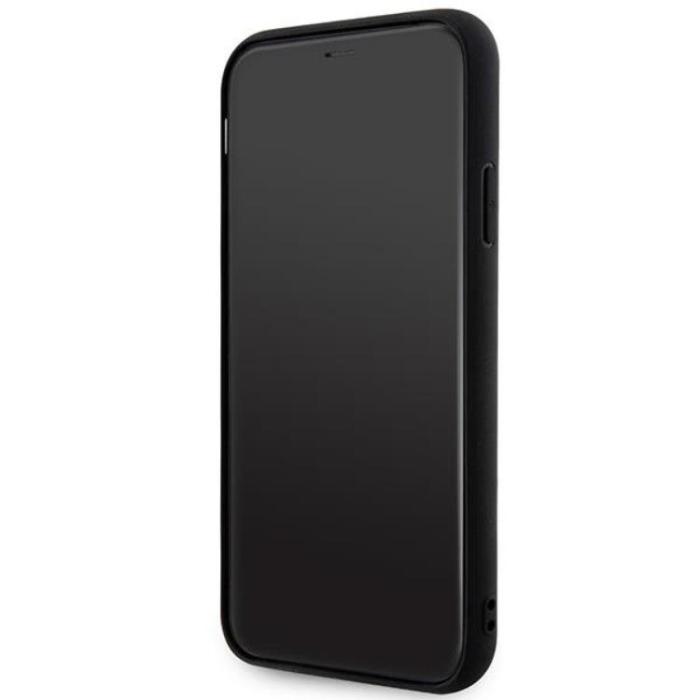 KARL LAGERFELD - Karl Lagerfeld iPhone 11/XR Mobilskal 3D Rubber Glitter Logo - Svart