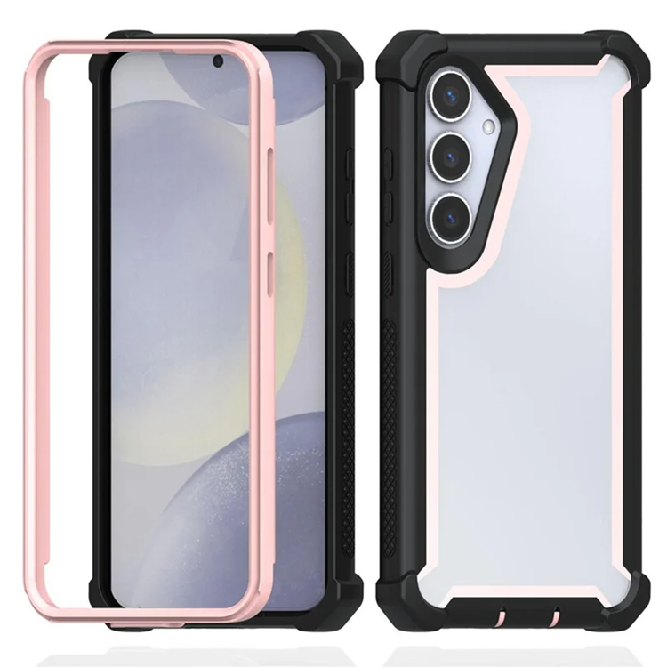 Galaxy A26 5G Mobilskal TPU + PC Shockproof (Svart/Roséguld) | 2353 | AlltMobil