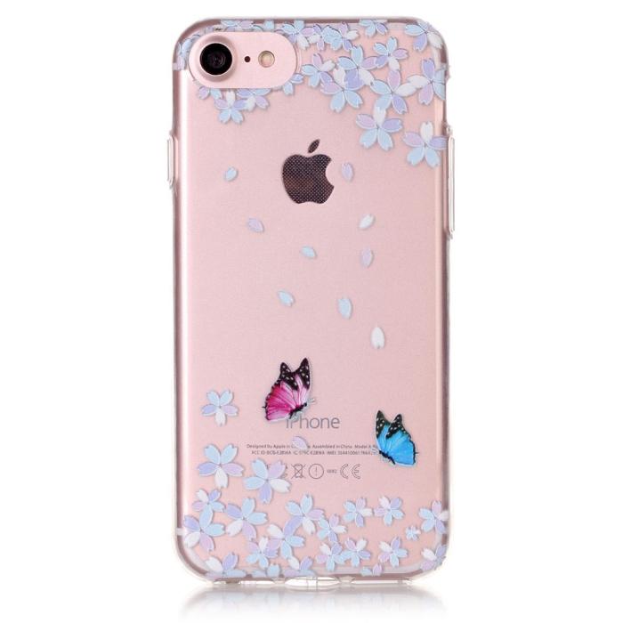 A-One Brand - FlexiSkal till iPhone 7/8/SE 2020 - Pair of Butterflies