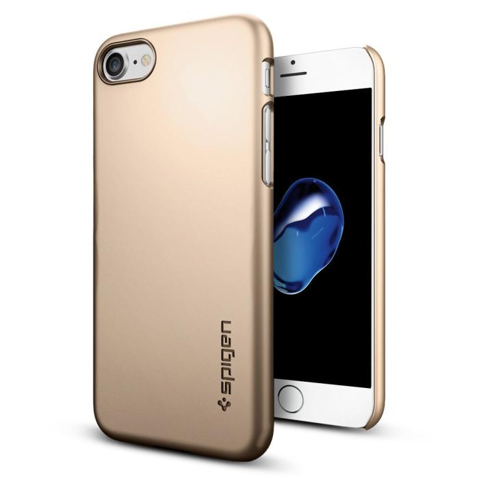UTGATT5 - SPIGEN Thin Fit Skal till Apple iPhone 7/8/SE 2020 - Gold