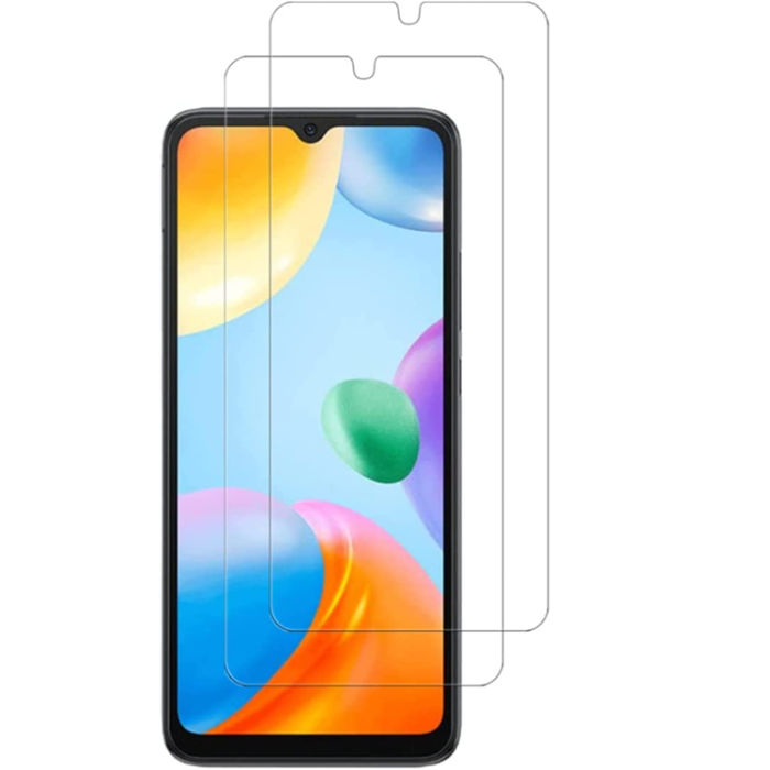 A-One Brand - [2-PACK] Xiaomi Redmi 10C Härdat Glas Skärmskydd - Clear