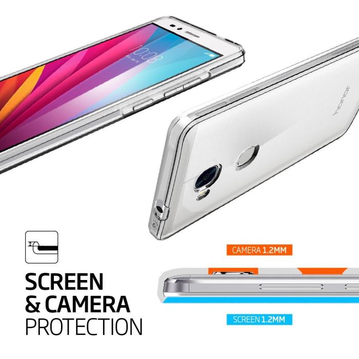 UTGATT5 - SPIGEN Liquid Crystal Skal till Huawei Honor 5X - Clear