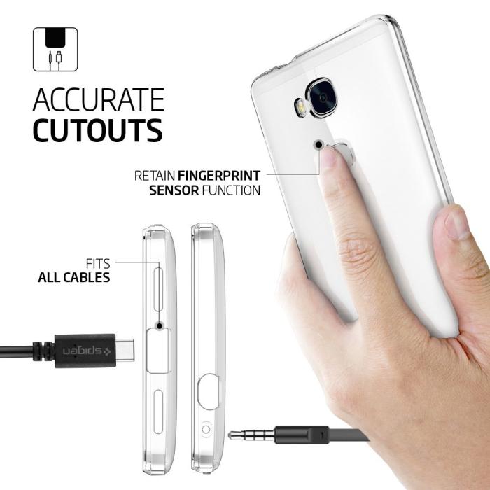 UTGATT5 - SPIGEN Liquid Crystal Skal till Huawei Honor 5X - Clear