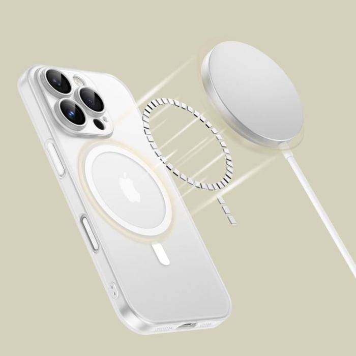 Tech-Protect - Tech-Protect iPhone 16 Pro Mobilskal Magsafe Magslim - Matt Vit