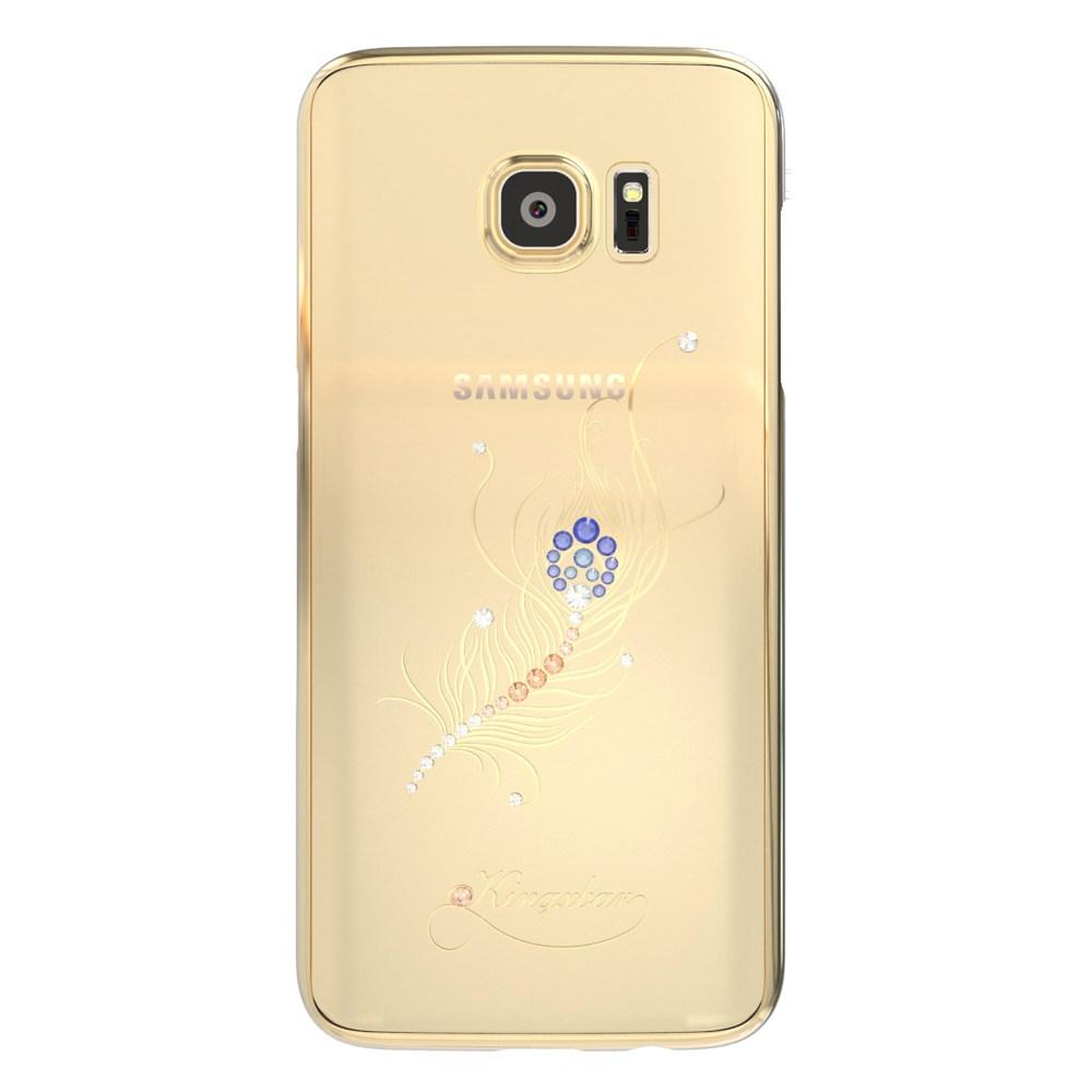 Kingxbar Skal med Swarovski Stenar till Samsung Galaxy S7 Edge - Feather | 2353 | AlltMobil
