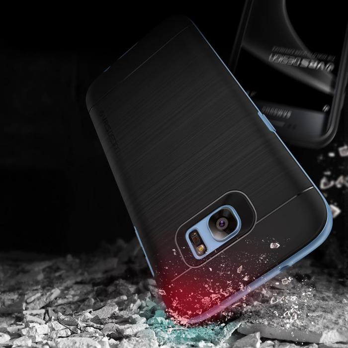 VERUS - Verus High Pro Shield Skal till Samsung Galaxy S7 Edge - Blå