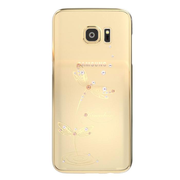 UTGATT5 - Kingxbar Skal med Swarovski Stenar till Samsung Galaxy S7 Edge - DragonFly