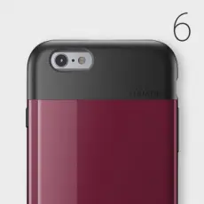 Lunatik - Lunatik Flak Skal till Apple iPhone 6 / 6S - Vinr&ouml;d