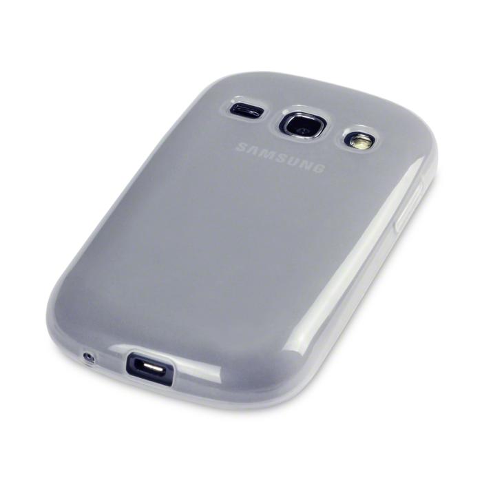 UTGATT4 - FlexiSkal till Samsung Galaxy Fame S6810 - Frosty White