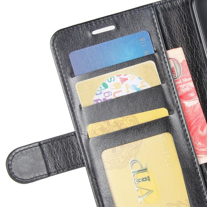 OEM - Läder Plånboksfodral Samsung Galaxy Xcover Pro - Svart