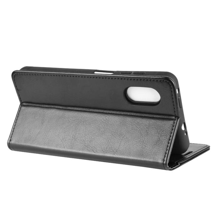 OEM - Läder Plånboksfodral Samsung Galaxy Xcover Pro - Svart