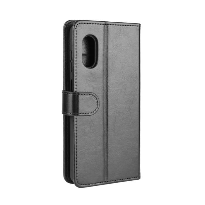 OEM - Läder Plånboksfodral Samsung Galaxy Xcover Pro - Svart