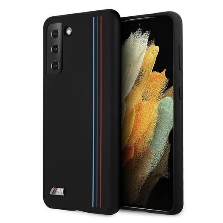 BMW Silicone Stripes M Collection Skal Galaxy S21 Plus 5G - Svart | 2353 | AlltMobil