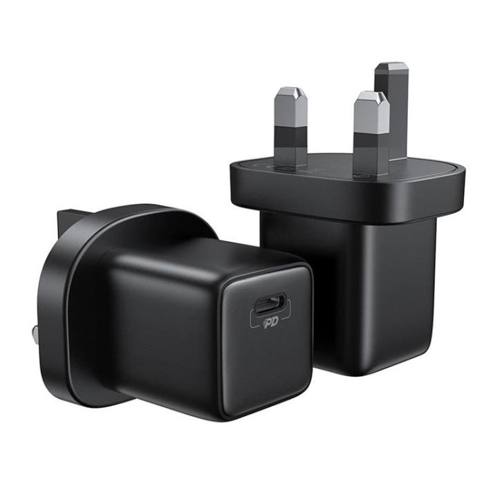 Joyroom - Joyroom UK Väggladdare USB-C 25W Till Typ-C Kabel - Svart