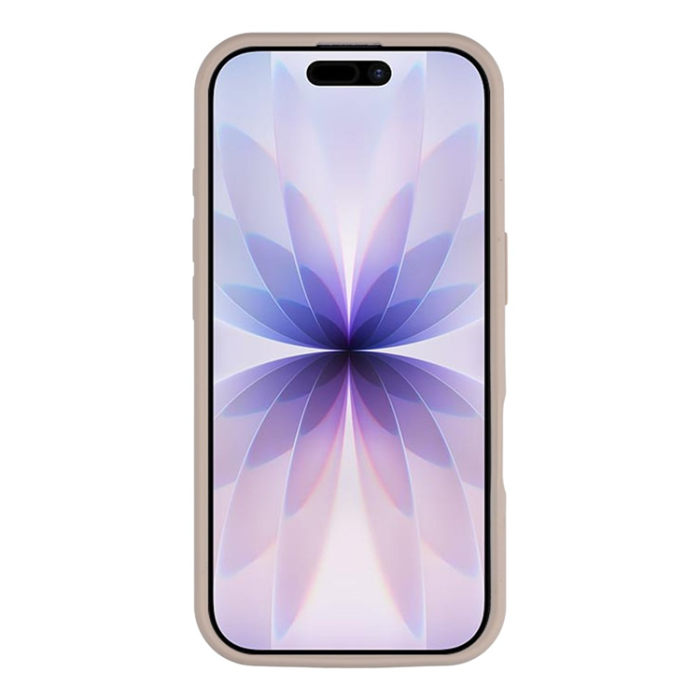 A-One Brand - iPhone 17 Mobilskal Sugkopp Silikon med Tygfoder - Grå