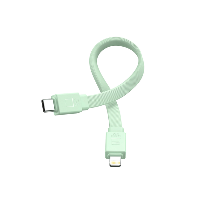 Joyroom - Joyroom Powerbank 10000mAh 20W Med Kabel - Grön