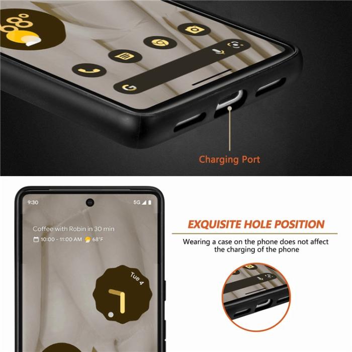 OEM - Google Pixel 7 Skal Carbon TPU - Svart