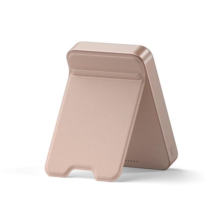Satechi - Satechi Qi2 MagSafe Powerbank 10000mAh med Stativ - Desert Rose