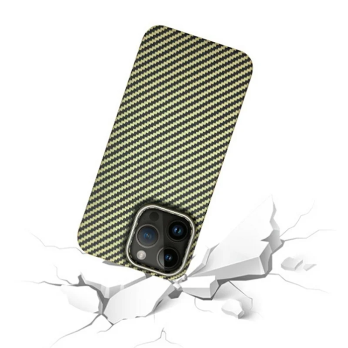 KZDOO - KZDOO iPhone 16 Pro Max Mobilskal Aramid Fiber - Grön